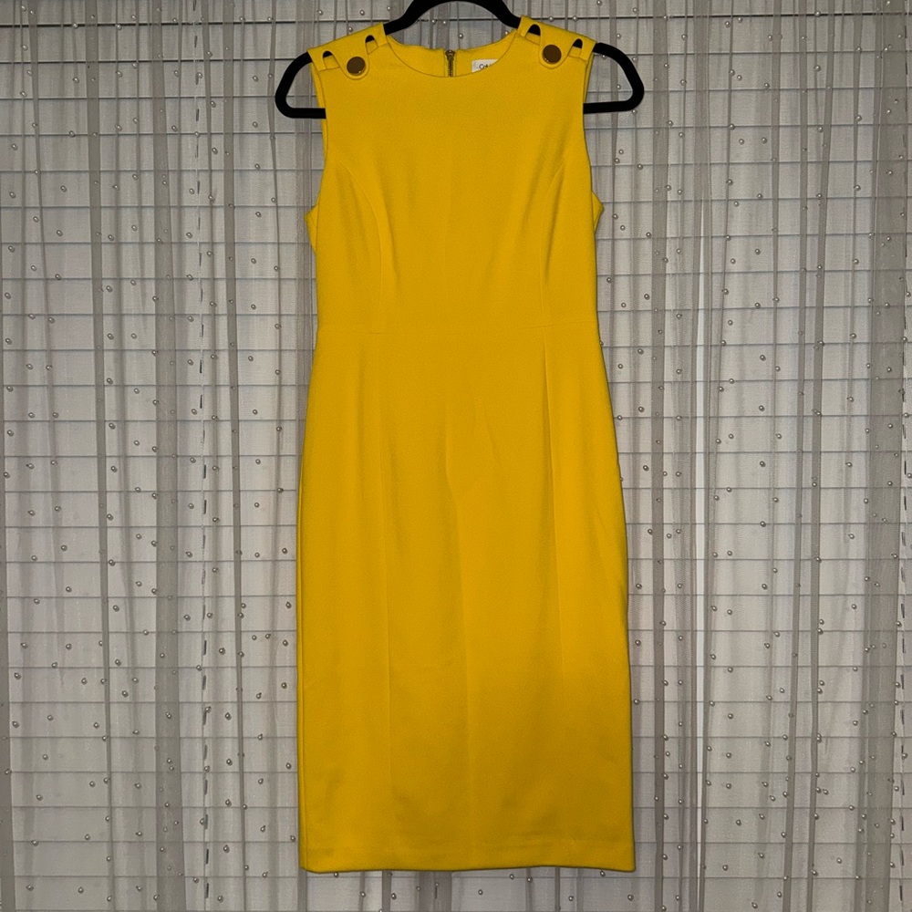 Yellow Sleeveless Dress
